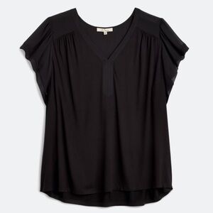 LES SEREIN Elah Flutter Sleeve Knit Top